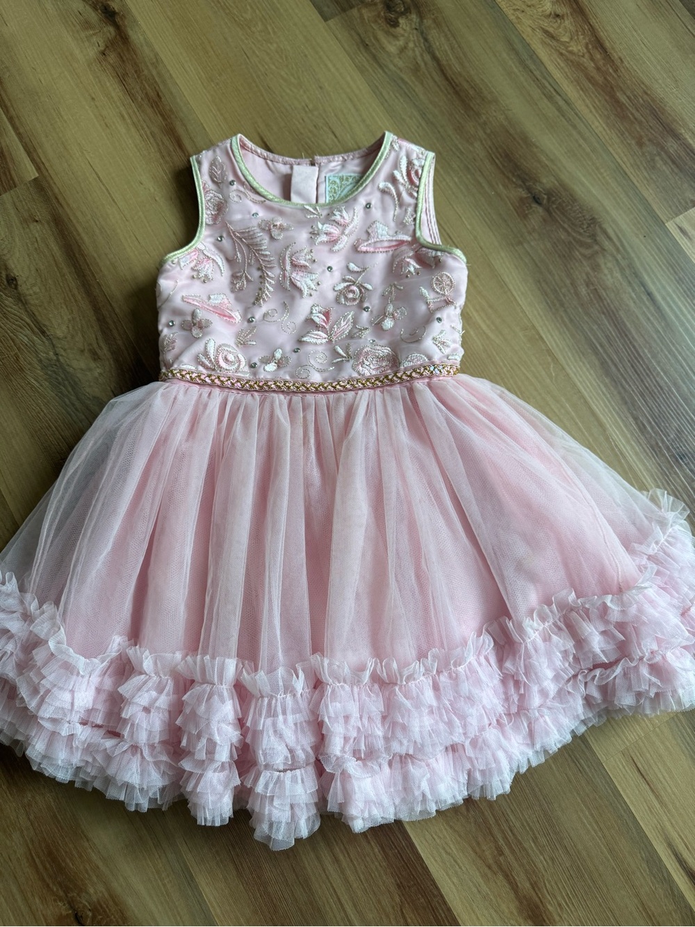 Disney Pink and Gold Princess Aurora Dress
